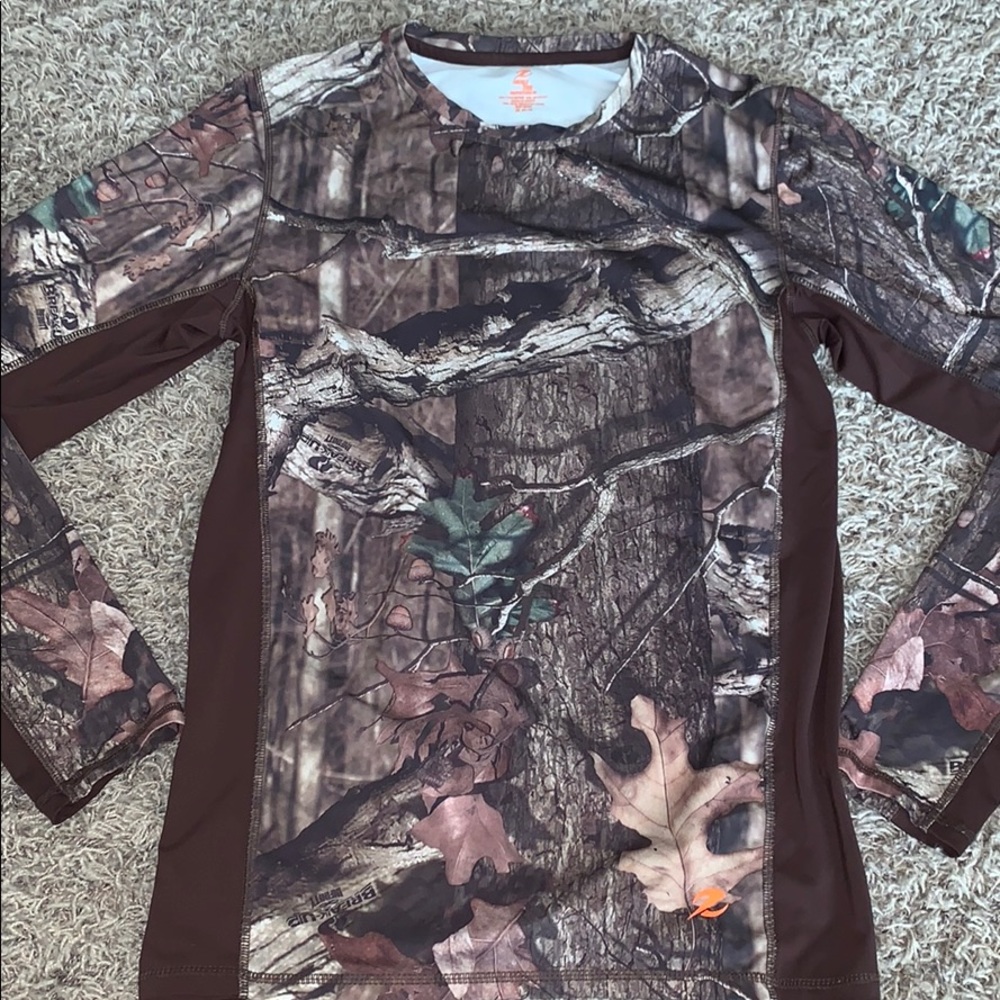 Camo compression long sleeve shirt